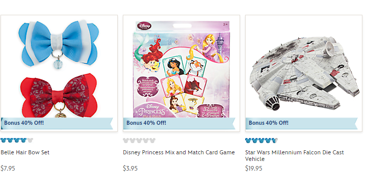 HOT! Disney Store: Take an Extra 40% off Toys, Tees and More!