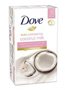 Dove Purely Pampering Beauty Bar, Coconut Milk (6 Bars) – Only $4.93!