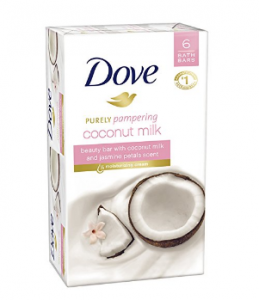 Dove Purely Pampering Beauty Bar, Coconut Milk 4 Ounce, 6 Bar – $0.83 Per Bar Shipped!