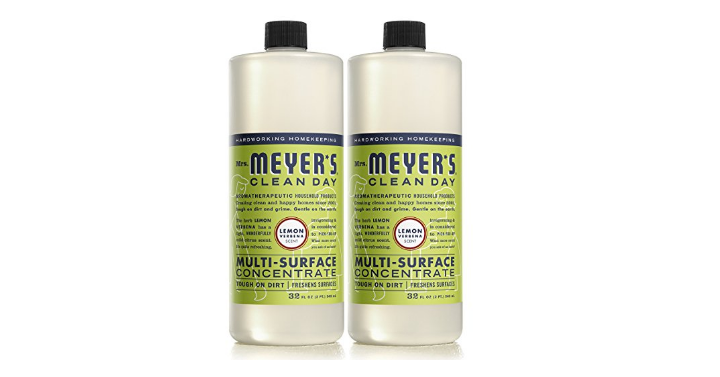 MRS MEYERS Multi-Surface Concentrate, Lemon Verbena, 64 Fluid Ounce Only $9.51 Shipped!