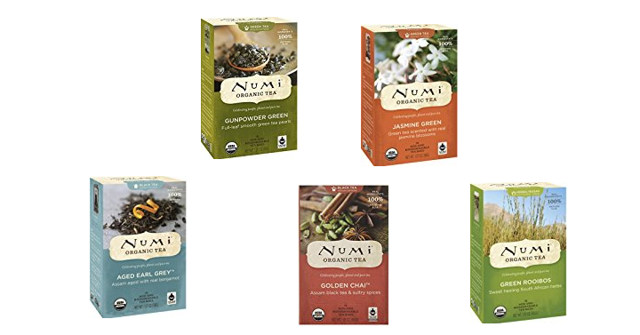 Take an Extra 30% off Numi Tea = 16 ct Tea Bags Only $4.17 Shipped!