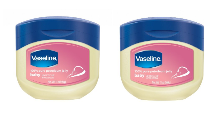 Vaseline 100% Pure Petroleum Jelly, Baby 13 Ounce (Pack of 4) for only $13.65! (Compare to $19.06)