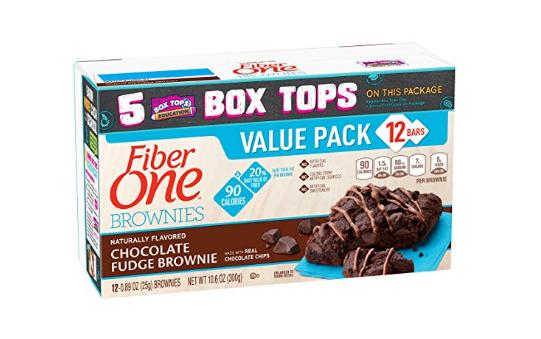 Fiber One 90 Calorie Soft-Baked Bars, Chocolate Fudge Brownie (12 Count) – Only $3.29!