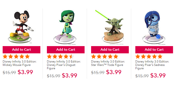 Wow! Disney Infinity 3.0 Edition Figures for only $3.99 each! (Reg. $15.99)