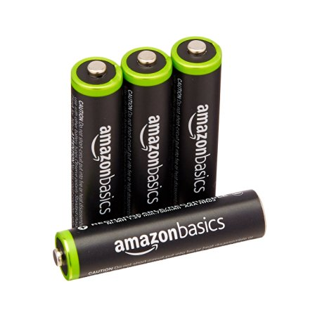 AmazonBasics AAA Rechargeable Batteries (4 Pack) Only $5.58!!