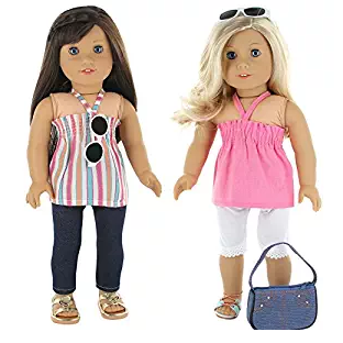 7 Piece Casual Everyday Outfit Set For 18 inch American Girl $12.95! 7 Piece Casual Everyday Outfit Set For 18 inch American Girl $12.95!