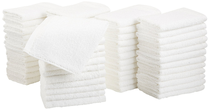 AmazonBasics Cotton Washcloths (60 Count) Only $23.98!