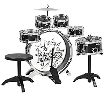 Best Choice Products 11 Piece Kids Drum Set Only $29.09!