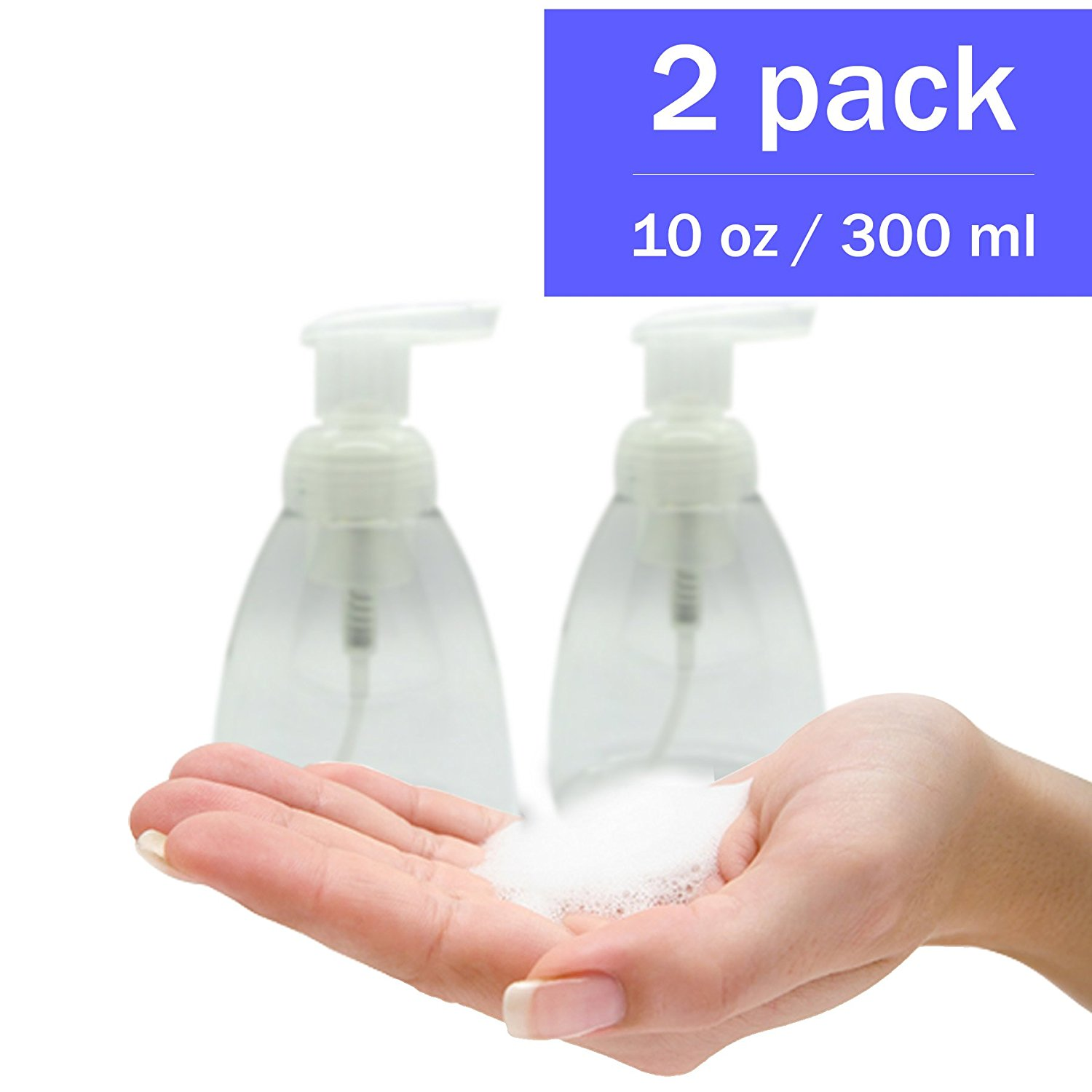 Amazon Lightening Deal: Foaming Soap Dispenser Pump Set of 2 pack Only $7.96! (Reg $25.99)