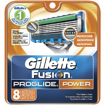 Gillette Fusion ProGlide Power Men’s Razor Blade Refills (8 count) Only $18.08 Shipped!