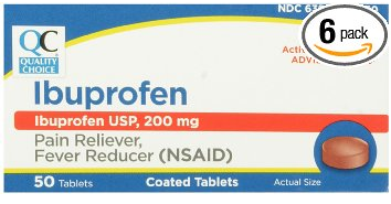 Quality Choice Ibuprofen 200mg 50 count Pack of 6 Only $15.95 Shipped!