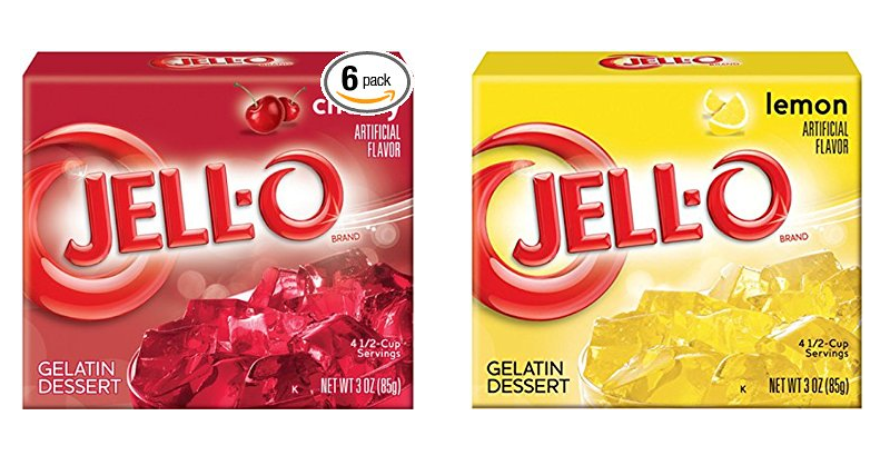 Jell-O Gelatin Dessert (Cherry & Lemon) Only $.55 per Box Shipped!
