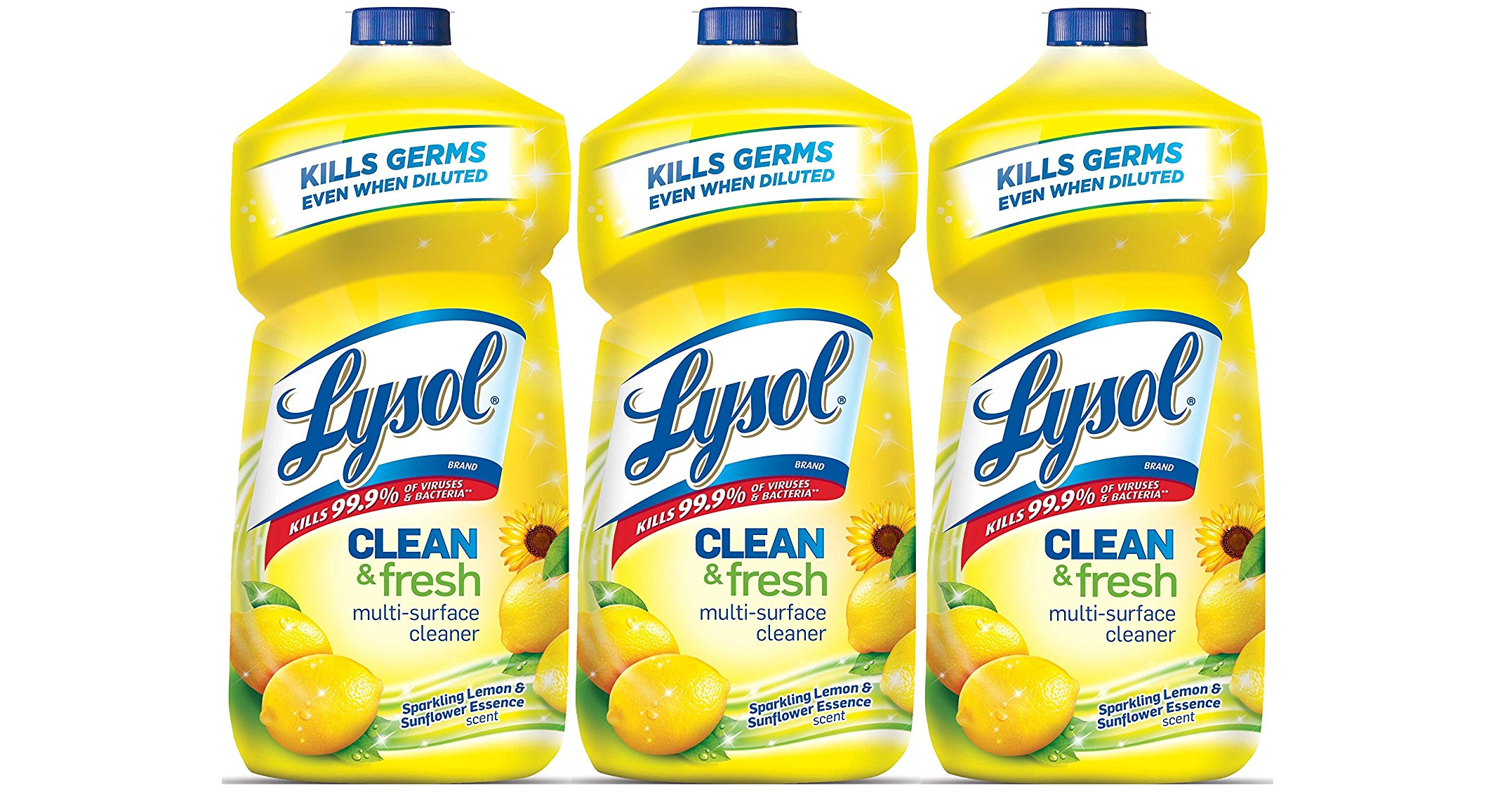 Lysol Clean & Fresh Multi-Surface Cleaner 3 Pack Only $6.40!