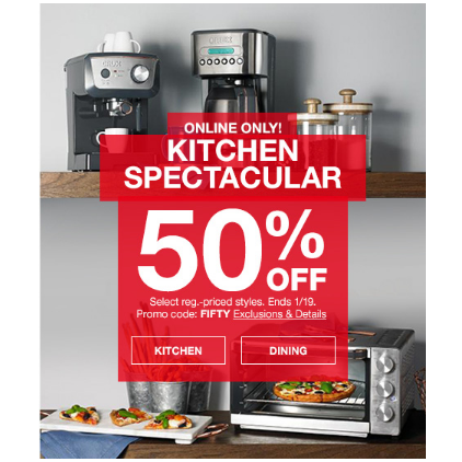 Kitchen Spactacular at Macy’s! Save 50% Off Select Cookware, Kitchen Gadgets, Electrics and More!
