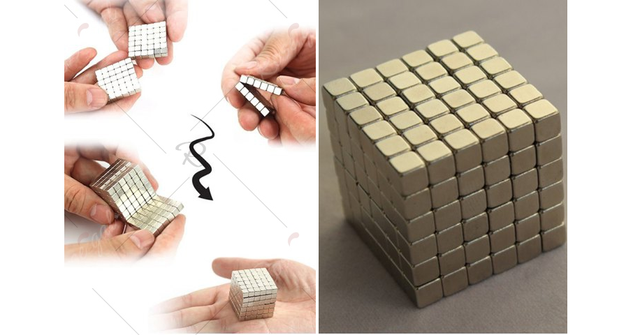 Square Magnetic Block Puzzle Educational Magic Cube Only $4.23 Shipped!