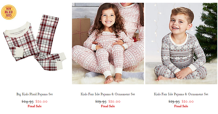 Burt’s Bees Baby Family Jammies For $10.00 Each!