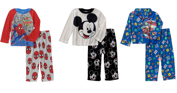 Kids 2 Piece Pajama Sets Only $4.88 Each at Walmart! (Frozen, Mickey & Minnie, Spiderman & More)