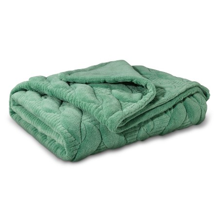Quilted Cable Plush Throw on Clearance at Target for Only $17.48!