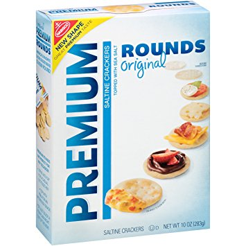 Premium Rounds Saltine Crackers Pack of 6 Only $1.87/Box Shipped!