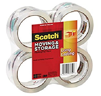 Scotch Long Lasting Storage Packaging Tape (4 Rolls) Only $1.68 Per Roll!