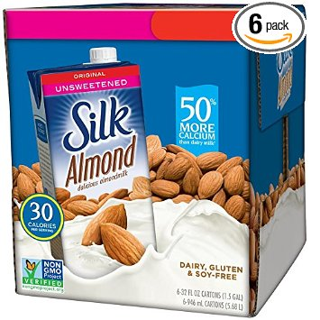 Silk Almond Milk Pack of 6 (32oz) Only $11.86 Shipped for Prime Members!