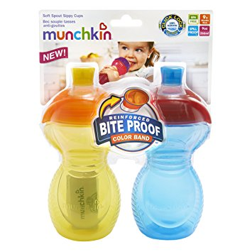 Munchkin Click Lock Bite Proof Sippy Cup 2 Count Only $8.80!