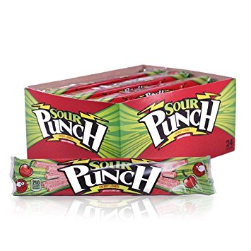 Sour Punch Cherry Licorice Straws (2oz) Box of 24 Only $10.79! (Great For Valentine’s Day!!)