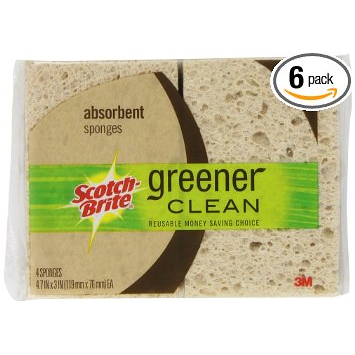 Scotch-Brite Greener Clean Absorbent Sponge 4 Count (Pack of 6) Only $8.51 Shipped!
