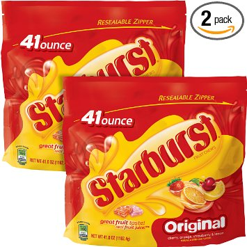 2 Bags of Starburst Original Fruit Chews Candy (41oz) Only $9.08 Shipped!
