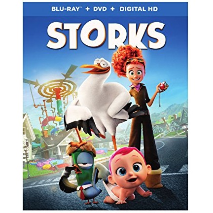 HOT!  Storks on Blu-ray + DVD + Digital Only $9.99 For Amazon Prime Members!