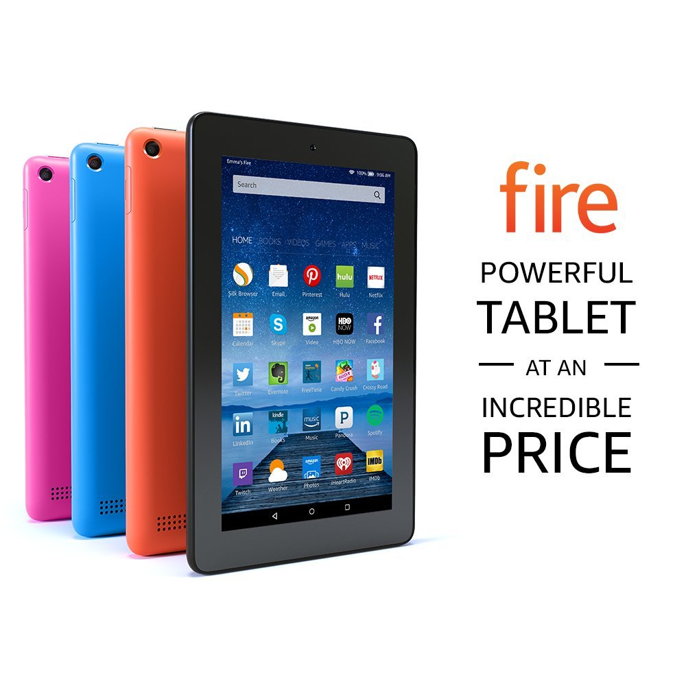 Fire Tablet 7″ Display, Wi-Fi & 8GB + Special Offers Only $44.99 Shipped!