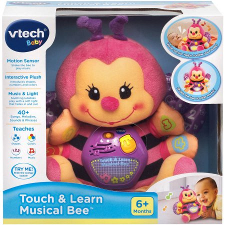 Vtech Touch & Learn Musical Bee (Pink) Only $11.41 (Reg $34.00)