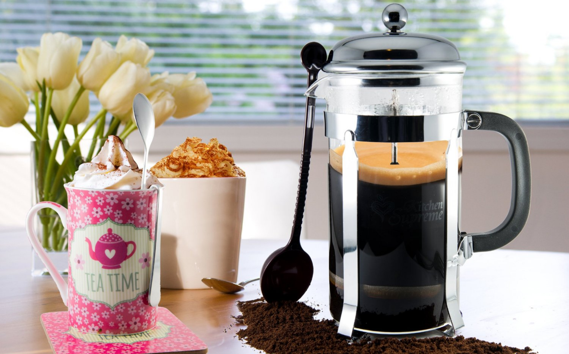 French Press Coffee & Tea Maker Complete Bundle—$24.84!!