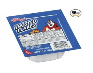 Kellogg’s Frosted Flakes Cereal, 1-Ounce Bowls (Pack of 96) – Only $28.52!