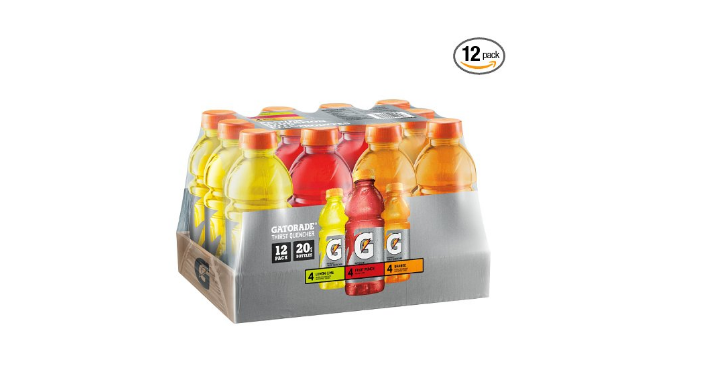 Gatorade Original Thirst Quencher Variety Pack, 20 Ounce Bottles (Pack of 12) Only $9.49 Shipped!