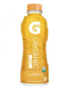 G Organic, Lemon, Gatorade Sports Drink 16.9 Fl Oz. Bottle (Pack of 12) – Only $12.74!