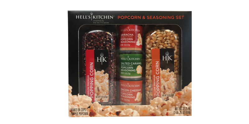 Hell’s Kitchen Popcorn & Seasoning Set Only $5.99!