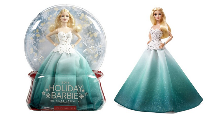 Barbie Collector 2016 Holiday Doll for only $15.99! (Reg. $31.99)