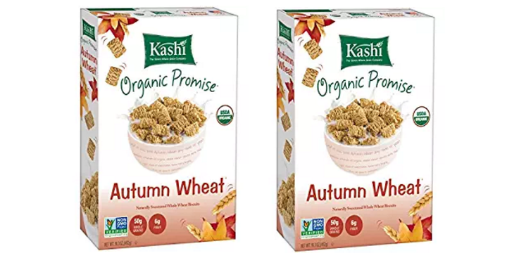 Kashi Organic Promise Cereal, Autumn Wheat, Whole Wheat Biscuits, 16.3 Ounce Boxes (Pack of 4) Only $8.34 Shipped! That’s Only $2.05 per Box!