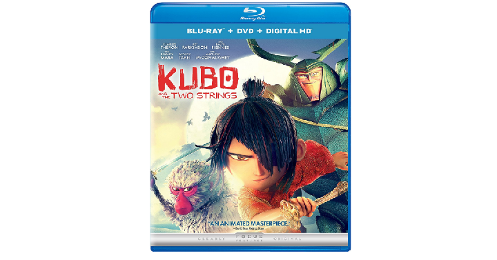 Kubo and the Two Strings (Blu-ray + DVD + Digital HD) for only $12! (Reg. $34.98)
