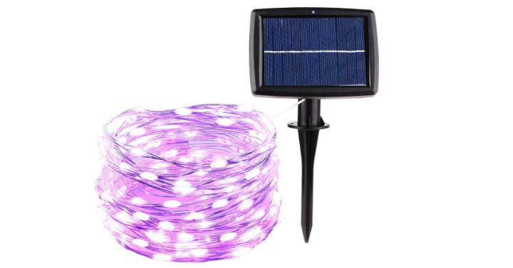 Solar-Powered String Lights – Only $6.99!
