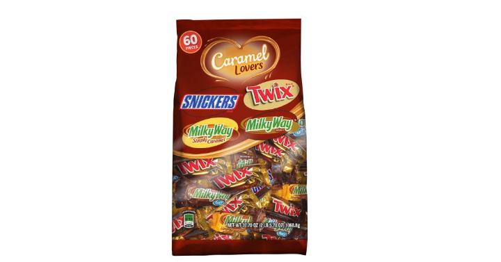 Mars Chocolate Caramel Lovers Fun Size Candy Bars Variety Mix 37.7-Oz Bag – Only $7.99!