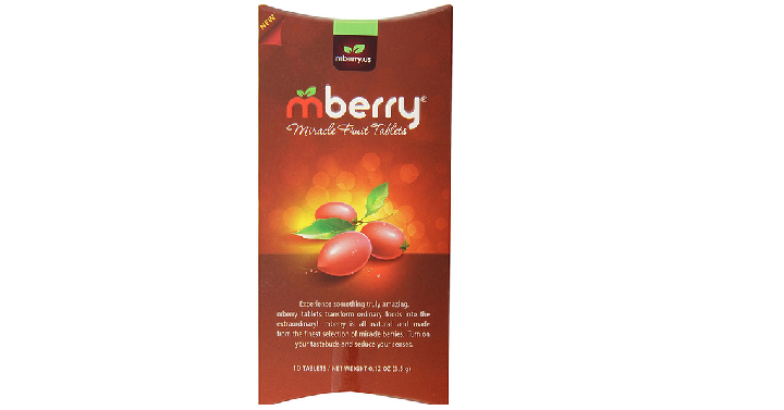 mberry Miracle Fruit Tablets, 10-Count Only $9.99 Shipped! (Reg. $15.99)