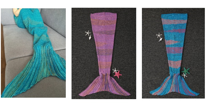 Chic Quality Mermaid Design Blanket For Kids Only $7.50 Shipped! (Reg. $32.05)