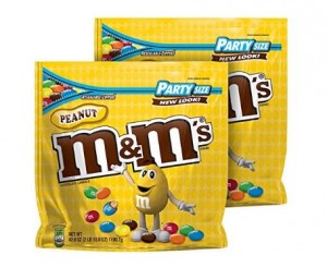 M&M’S Peanut Chocolate Candy Party Size 42-Ounce Bag (Pack of 2) – Only $13.60!