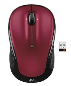 Logitech Wireless Optical Mouse in Red – Only $10.99!