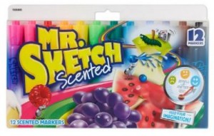 Mr. Sketch Scented Markers, Chisel Tip, Assorted Colors, 12-Count – Only $4.84!