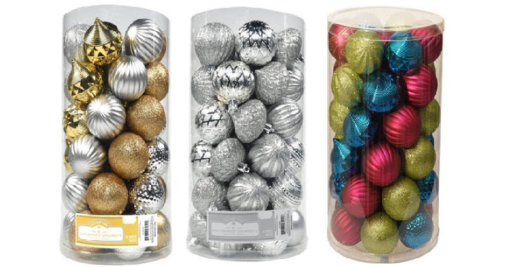 Move Fast! Holiday Time Christmas Shatterproof Ornament (Set of 41) Only $4.49! (Reg. $8.98)
