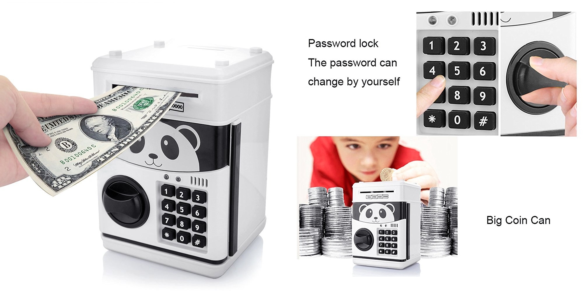 Electronic Password Piggy Bank for Cash and Coins Only $17.98!!