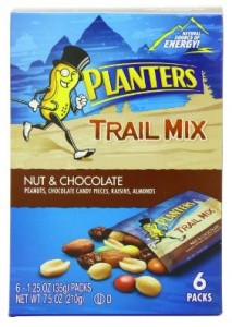 Planters Trail Mix Pack, Nut and Chocolate, 6 Pouches, 7.5 Oz – Only $2.98!